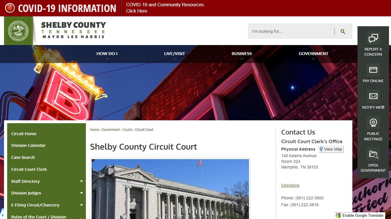Shelby County Circuit Court | Shelby County, TN - Official Website